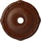 Ekena Millwork Heaton Medallion (Canopies up to 6 1/2"), 27 1/2"OD x 3 7/8"ID x 2 1/4"P, Burnished Mahogany Crackle CM27HEBMC - alternate 1